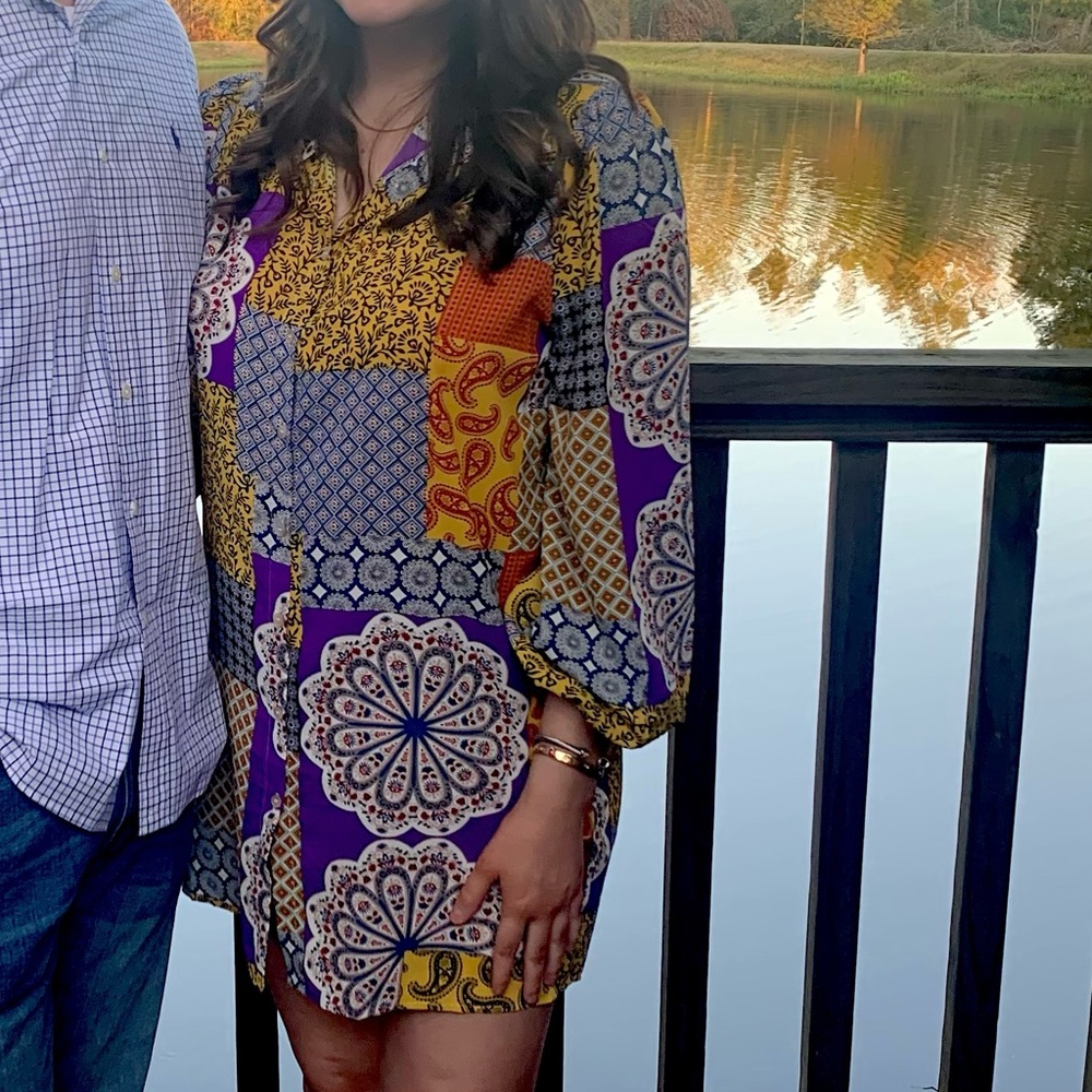 Lena Button Down Dress